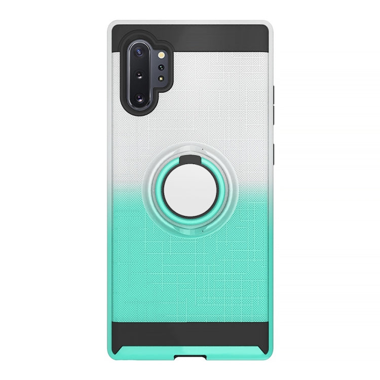 For Galaxy Note 10+ 2 In 1 PC + TPU Protective Case with 360 Degrees Rotate Ring Holder
