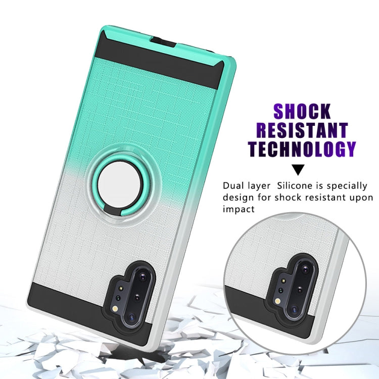 For Galaxy Note 10+ 2 In 1 PC + TPU Protective Case with 360 Degrees Rotate Ring Holder