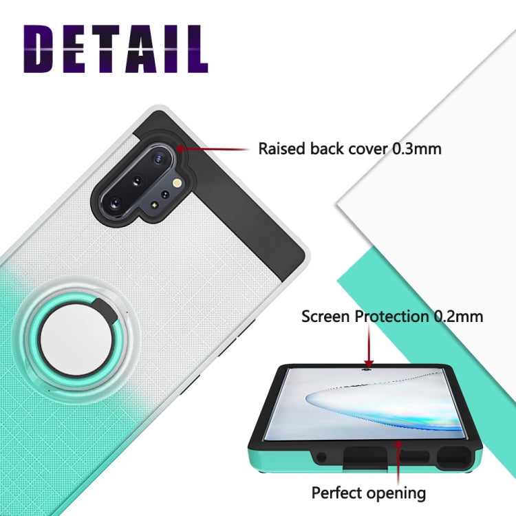 For Galaxy Note 10+ 2 In 1 PC + TPU Protective Case with 360 Degrees Rotate Ring Holder