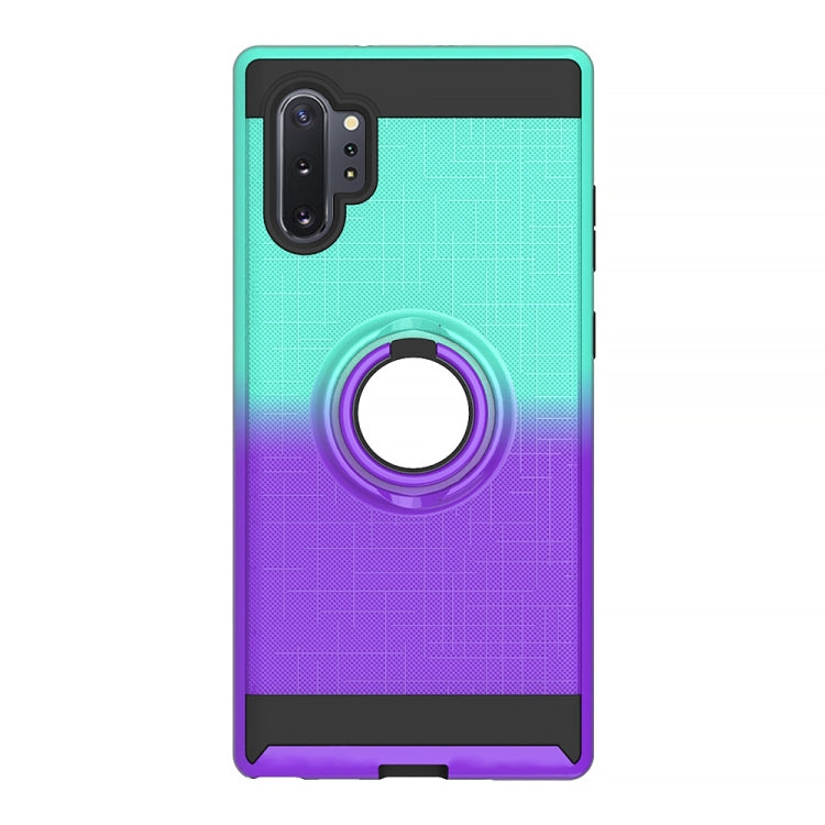 For Galaxy Note 10+ 2 In 1 PC + TPU Protective Case with 360 Degrees Rotate Ring Holder
