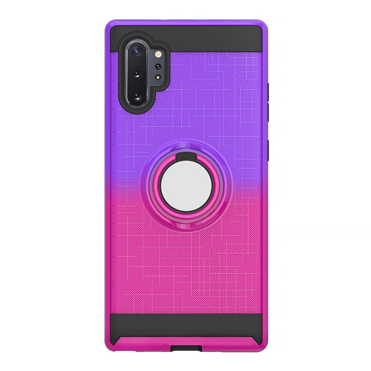 For Galaxy Note 10+ 2 In 1 PC + TPU Protective Case with 360 Degrees Rotate Ring Holder