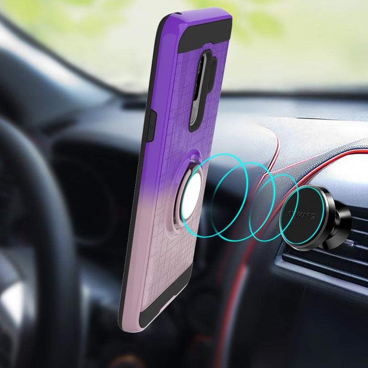 For Galaxy S9+ 2 In 1 PC + TPU Protective Case with 360 Degrees Rotate Ring Holder