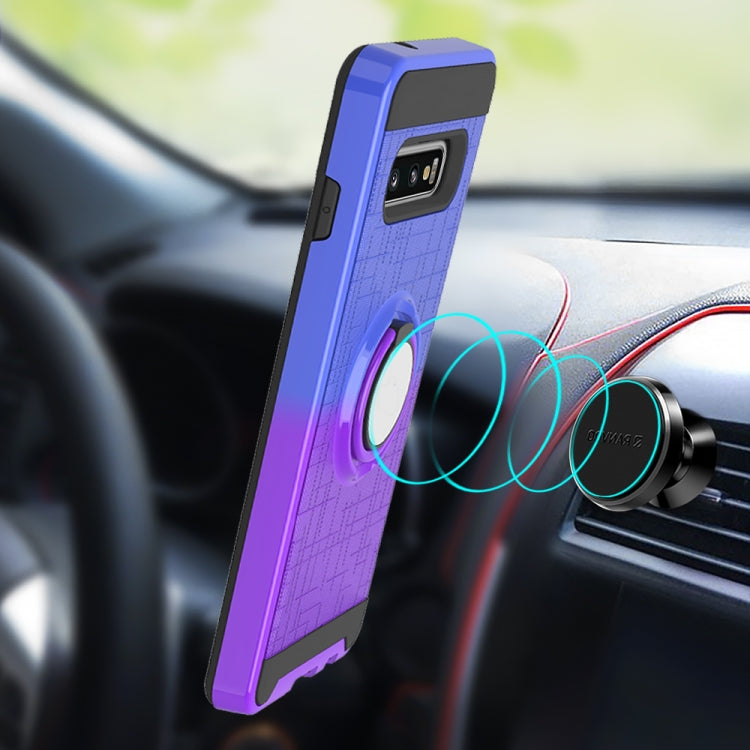For Galaxy S10 2 In 1 PC + TPU Protective Case with 360 Degrees Rotate Ring Holder