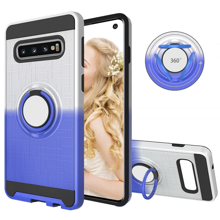 For Galaxy S10 2 In 1 PC + TPU Protective Case with 360 Degrees Rotate Ring Holder