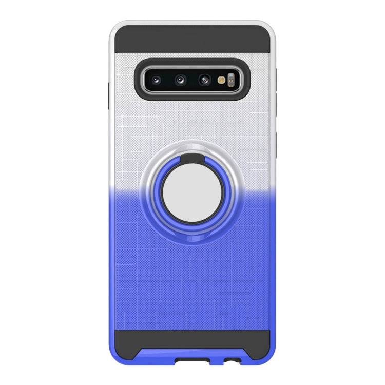 For Galaxy S10 2 In 1 PC + TPU Protective Case with 360 Degrees Rotate Ring Holder