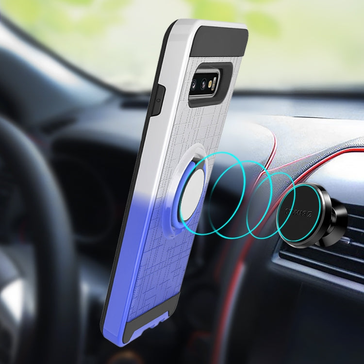 For Galaxy S10 2 In 1 PC + TPU Protective Case with 360 Degrees Rotate Ring Holder