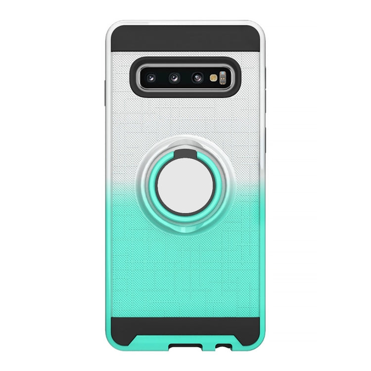 For Galaxy S10 2 In 1 PC + TPU Protective Case with 360 Degrees Rotate Ring Holder