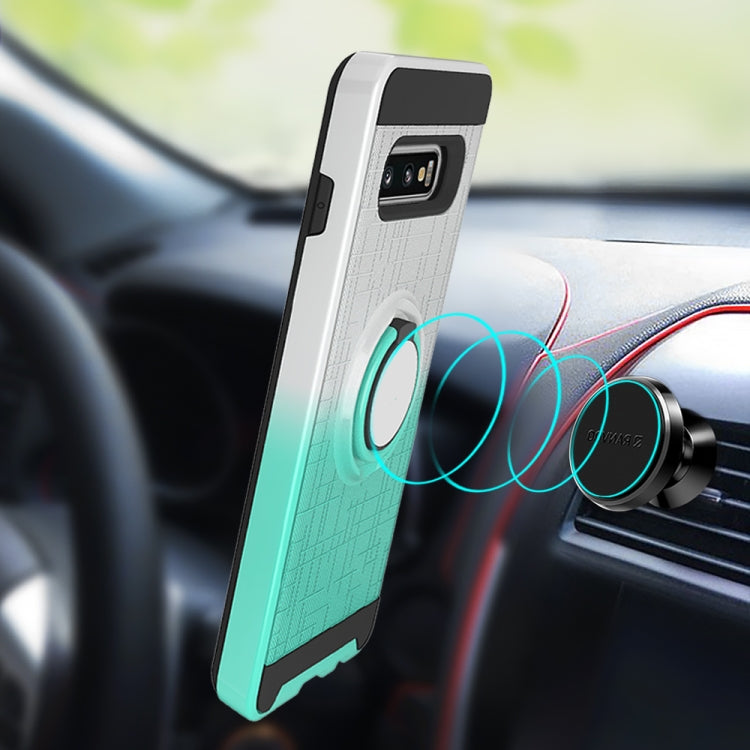 For Galaxy S10 2 In 1 PC + TPU Protective Case with 360 Degrees Rotate Ring Holder