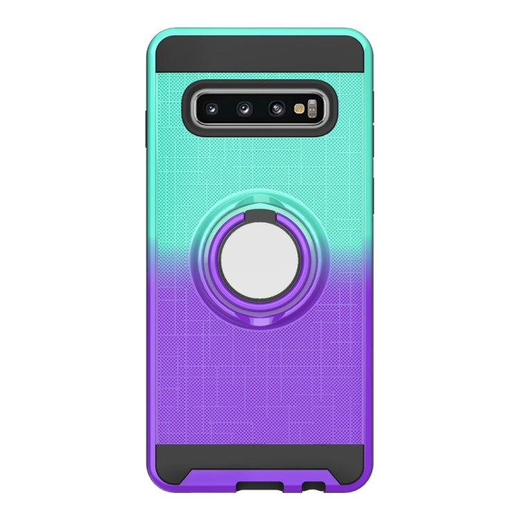 For Galaxy S10 2 In 1 PC + TPU Protective Case with 360 Degrees Rotate Ring Holder