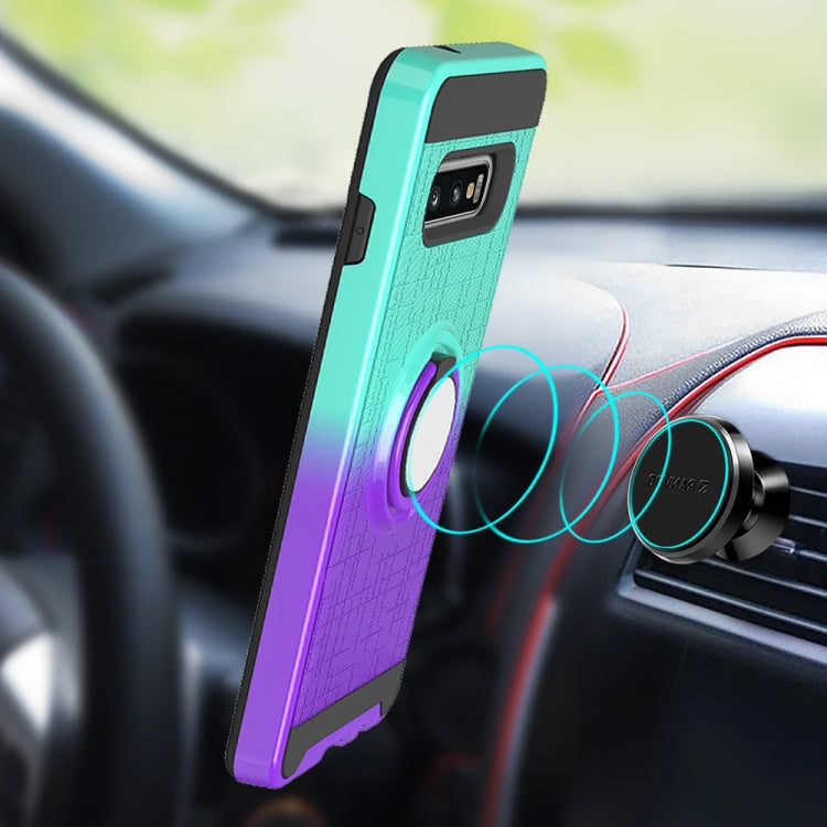 For Galaxy S10 2 In 1 PC + TPU Protective Case with 360 Degrees Rotate Ring Holder