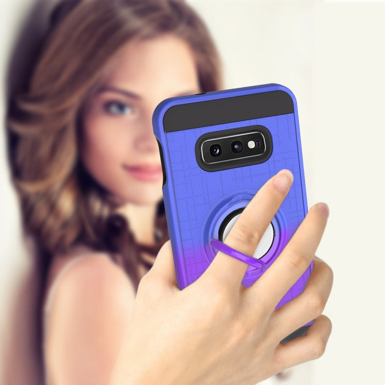 For Galaxy S10e 2 In 1 PC + TPU Protective Case with 360 Degrees Rotate Ring Holder