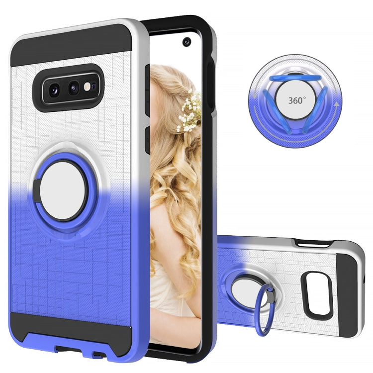 For Galaxy S10e 2 In 1 PC + TPU Protective Case with 360 Degrees Rotate Ring Holder