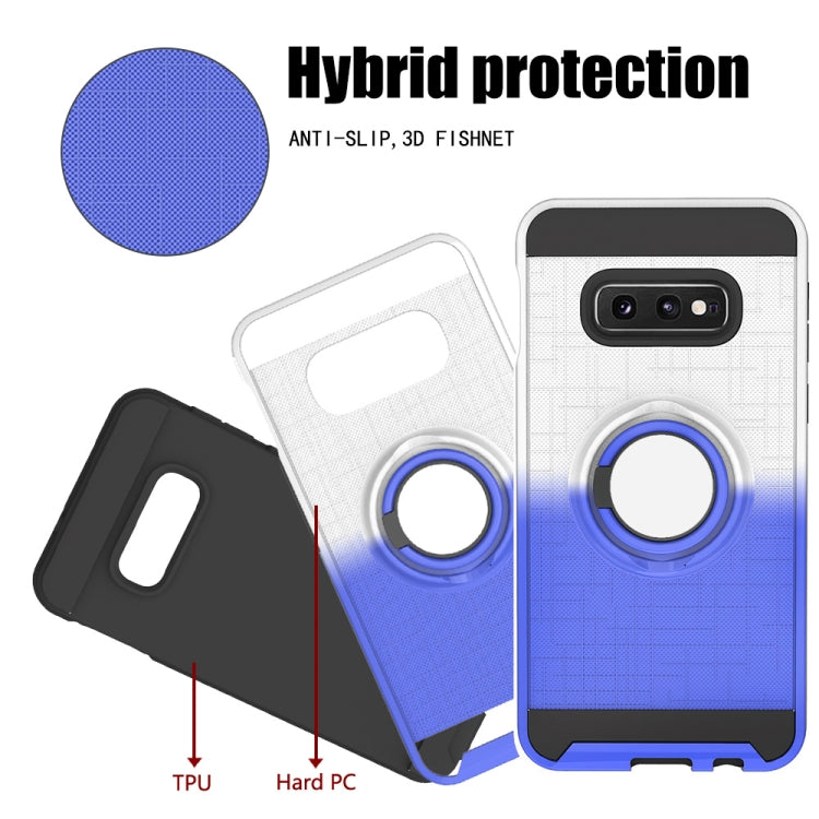 For Galaxy S10e 2 In 1 PC + TPU Protective Case with 360 Degrees Rotate Ring Holder