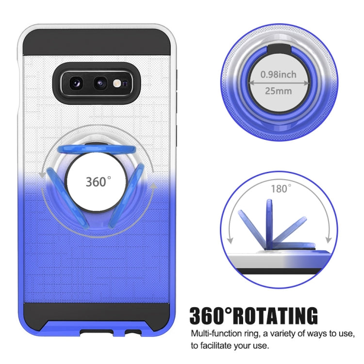 For Galaxy S10e 2 In 1 PC + TPU Protective Case with 360 Degrees Rotate Ring Holder