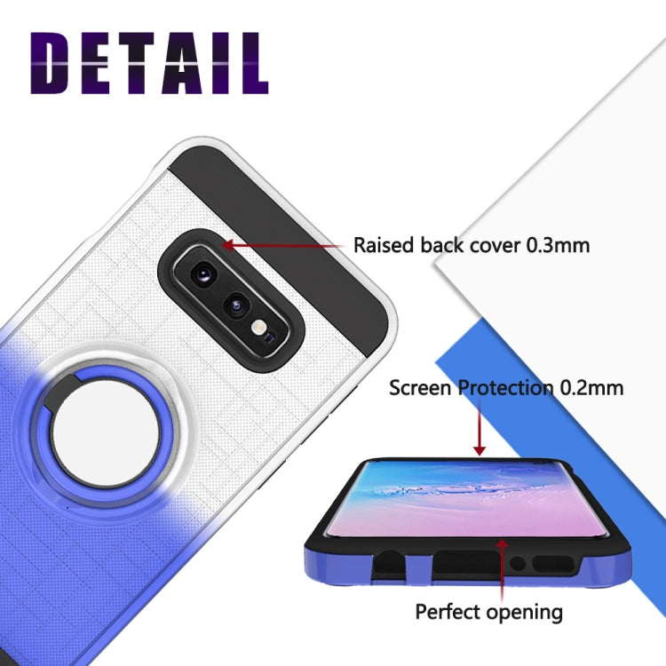 For Galaxy S10e 2 In 1 PC + TPU Protective Case with 360 Degrees Rotate Ring Holder