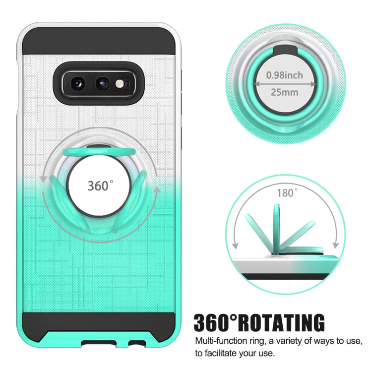 For Galaxy S10e 2 In 1 PC + TPU Protective Case with 360 Degrees Rotate Ring Holder