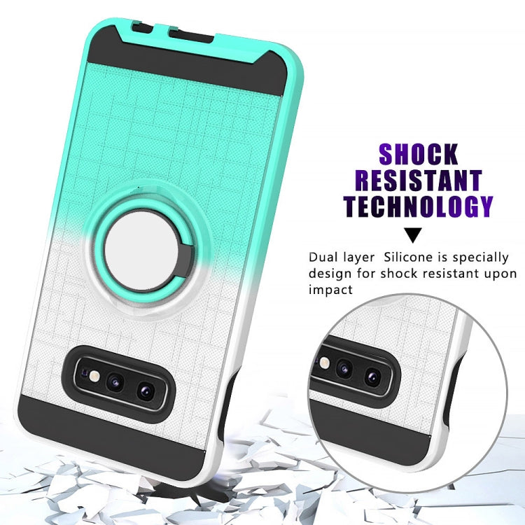 For Galaxy S10e 2 In 1 PC + TPU Protective Case with 360 Degrees Rotate Ring Holder