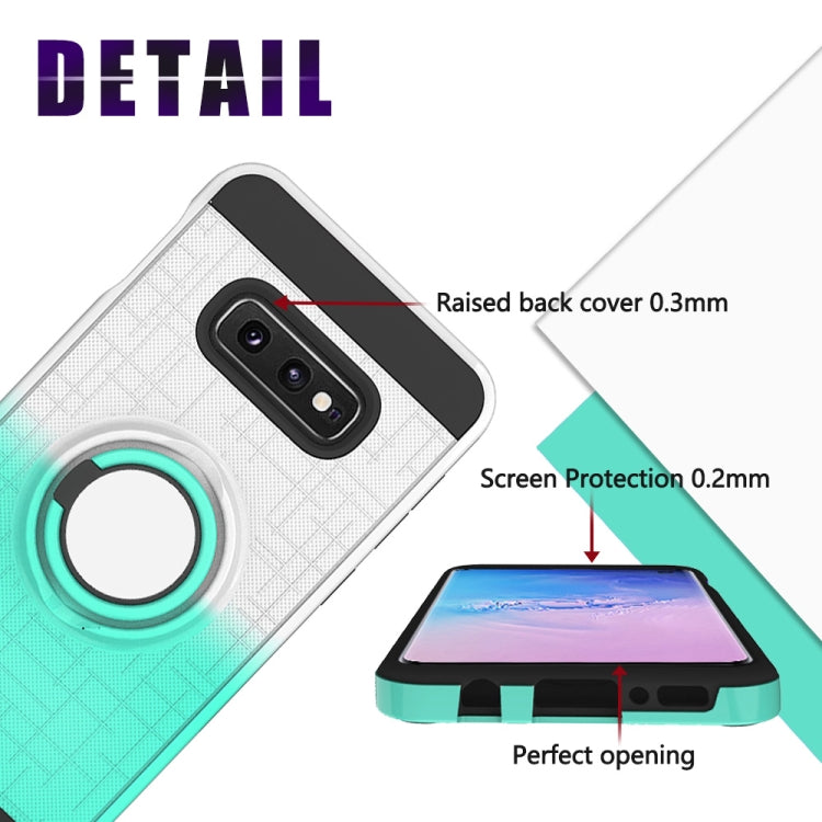 For Galaxy S10e 2 In 1 PC + TPU Protective Case with 360 Degrees Rotate Ring Holder