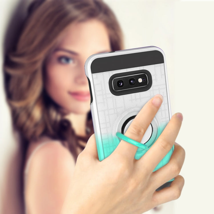 For Galaxy S10e 2 In 1 PC + TPU Protective Case with 360 Degrees Rotate Ring Holder