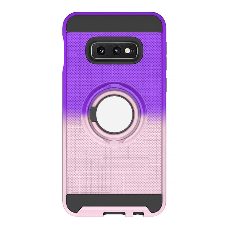 For Galaxy S10e 2 In 1 PC + TPU Protective Case with 360 Degrees Rotate Ring Holder