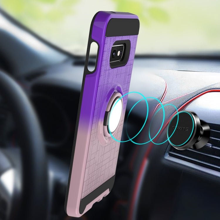 For Galaxy S10e 2 In 1 PC + TPU Protective Case with 360 Degrees Rotate Ring Holder