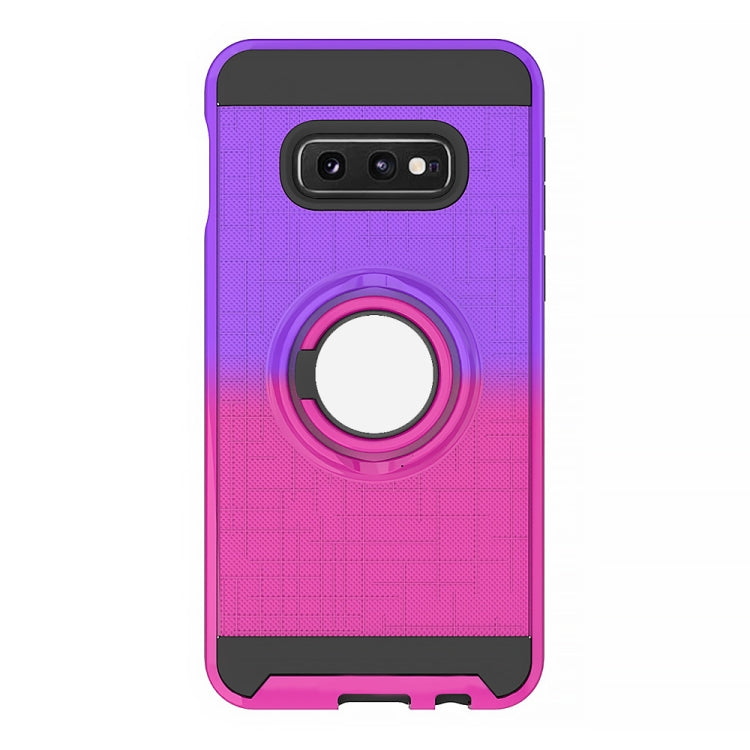 For Galaxy S10e 2 In 1 PC + TPU Protective Case with 360 Degrees Rotate Ring Holder