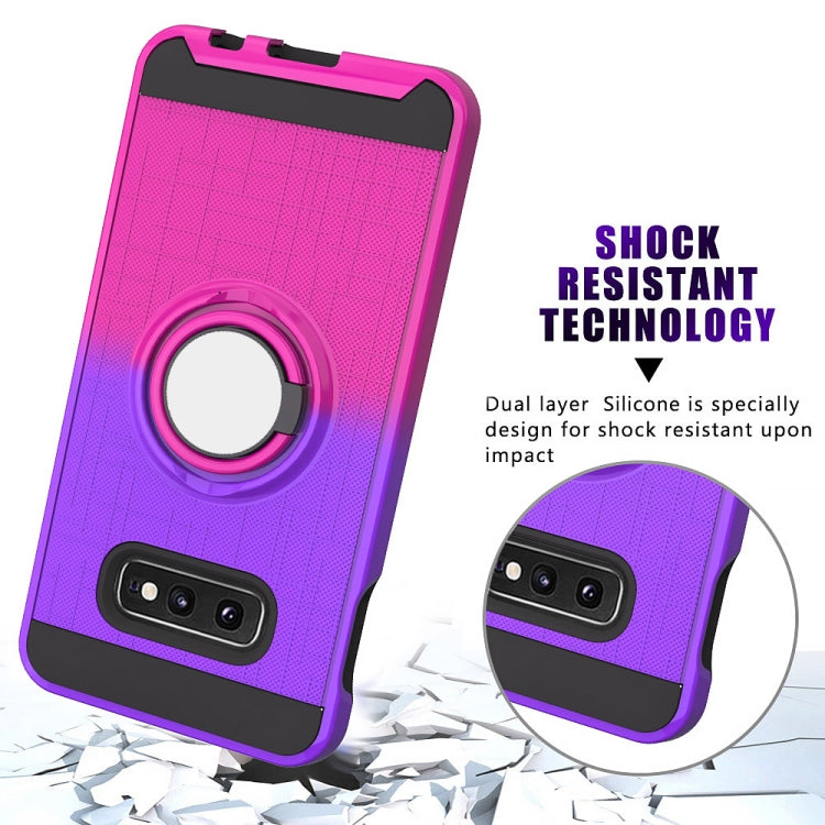 For Galaxy S10e 2 In 1 PC + TPU Protective Case with 360 Degrees Rotate Ring Holder