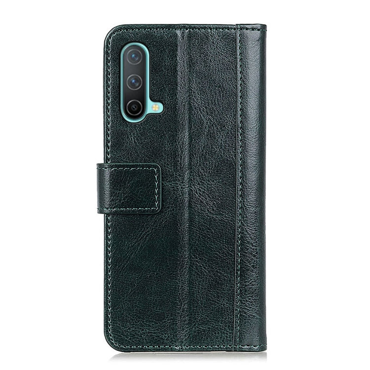 For OnePlus Nord CE 5G Peas Crazy Horse Texture Horizontal Flip Leather Case with Holder & Card Slots & Wallet