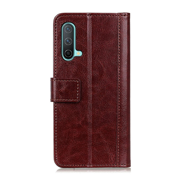 For OnePlus Nord CE 5G Peas Crazy Horse Texture Horizontal Flip Leather Case with Holder & Card Slots & Wallet