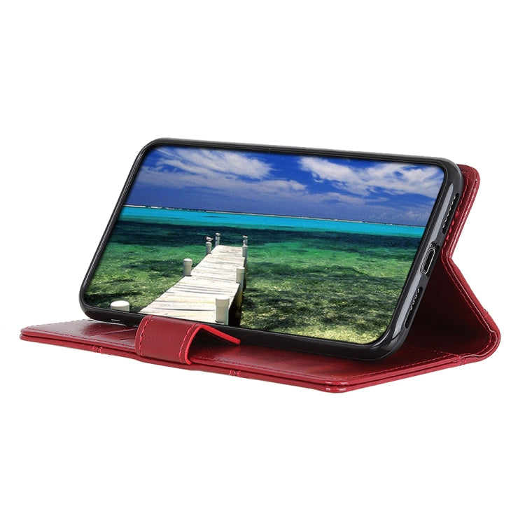 For Google Pixel 6 Peas Crazy Horse Texture Horizontal Flip Leather Case with Holder & Card Slots & Wallet