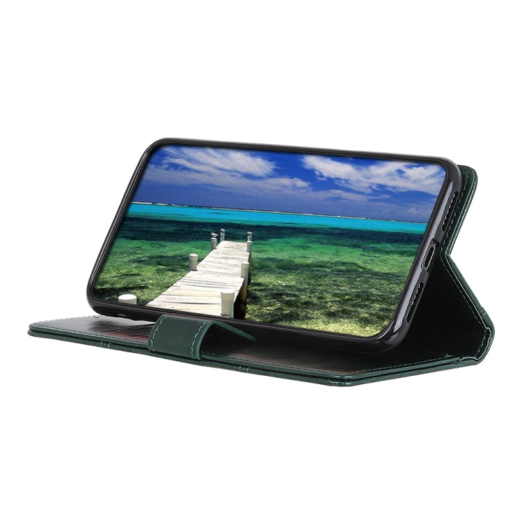 For Google Pixel 6 Peas Crazy Horse Texture Horizontal Flip Leather Case with Holder & Card Slots & Wallet