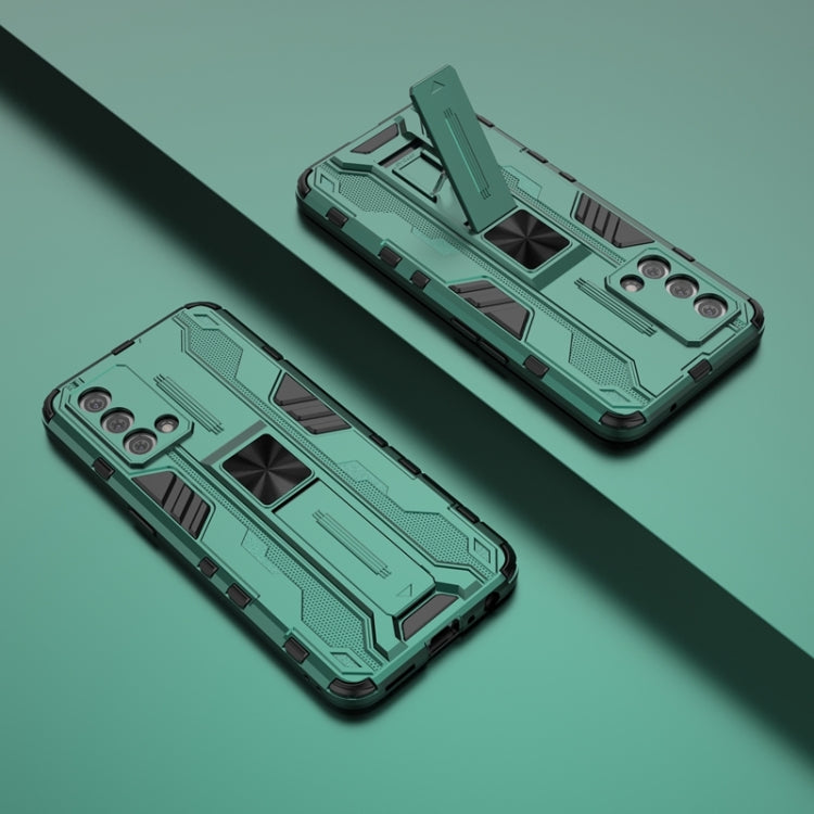 For OPPO K9 Supersonic PC + TPU Shock-proof Protective Case with Holder