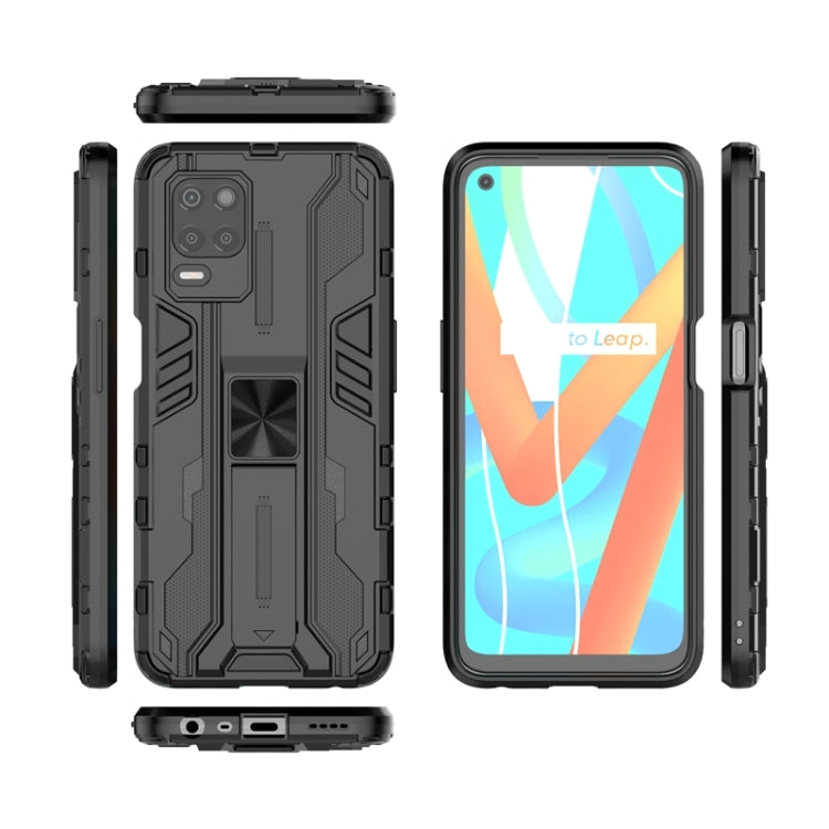 For OPPO Realme V13 5G Supersonic PC + TPU Shock-proof Protective Case with Holder