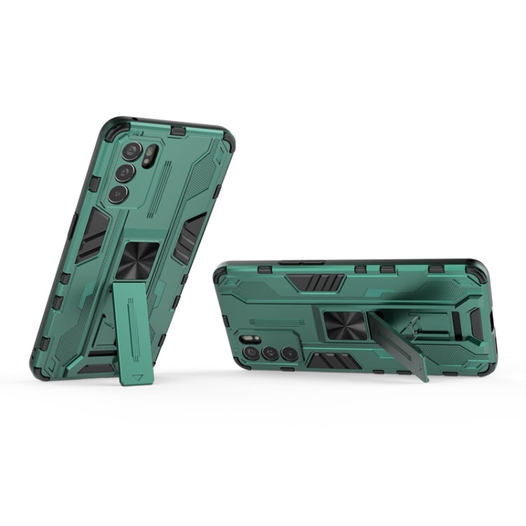 For OPPO Reno6 5G Supersonic PC + TPU Shock-proof Protective Case with Holder