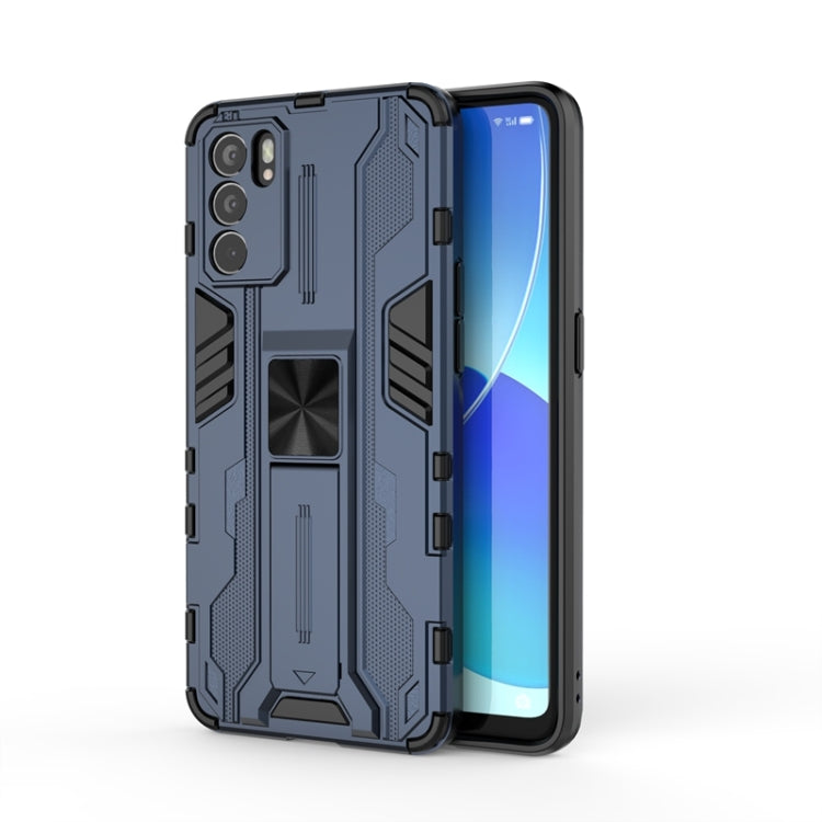 For OPPO Reno6 5G Supersonic PC + TPU Shock-proof Protective Case with Holder