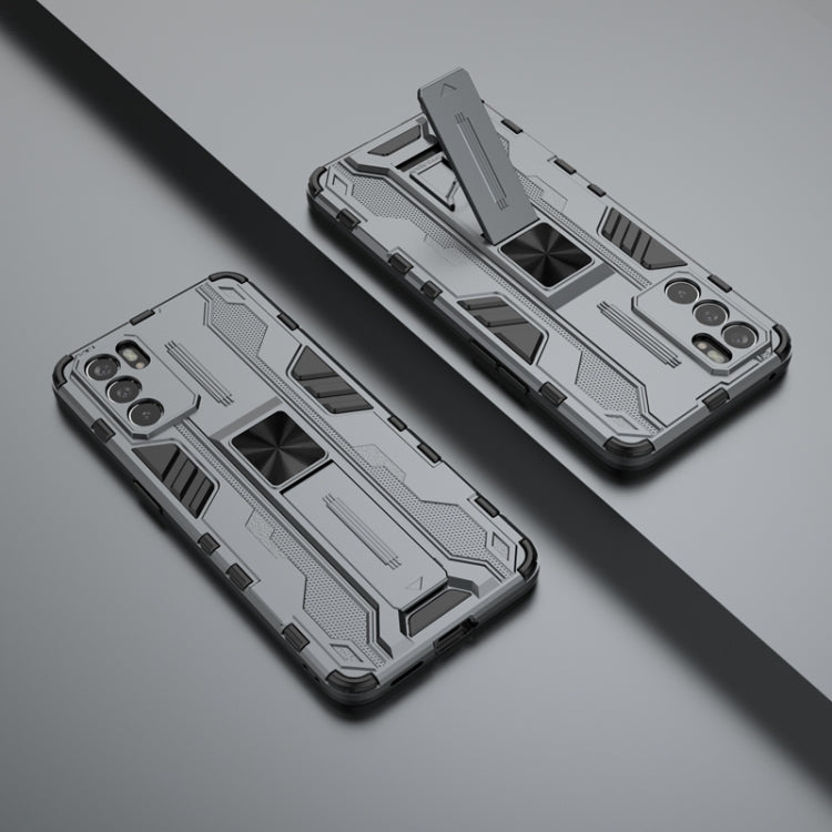 For OPPO Reno6 5G Supersonic PC + TPU Shock-proof Protective Case with Holder