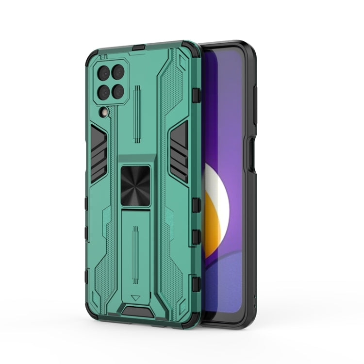 For Samsung Galaxy M12 Supersonic PC + TPU Shock-proof Protective Case with Holder