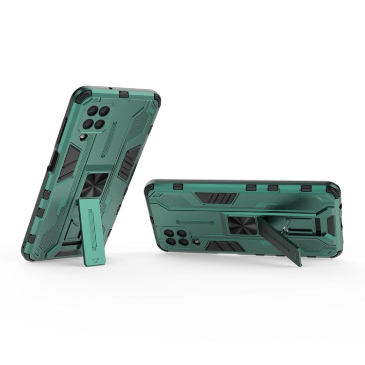 For Samsung Galaxy M12 Supersonic PC + TPU Shock-proof Protective Case with Holder