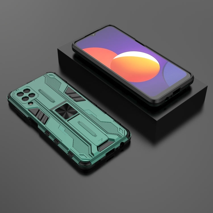 For Samsung Galaxy M12 Supersonic PC + TPU Shock-proof Protective Case with Holder