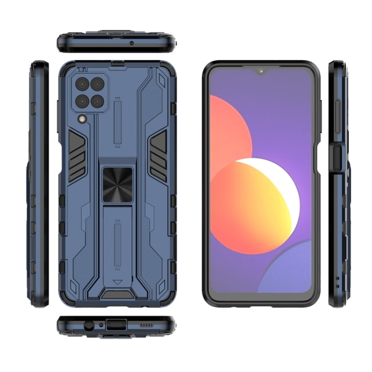For Samsung Galaxy M12 Supersonic PC + TPU Shock-proof Protective Case with Holder