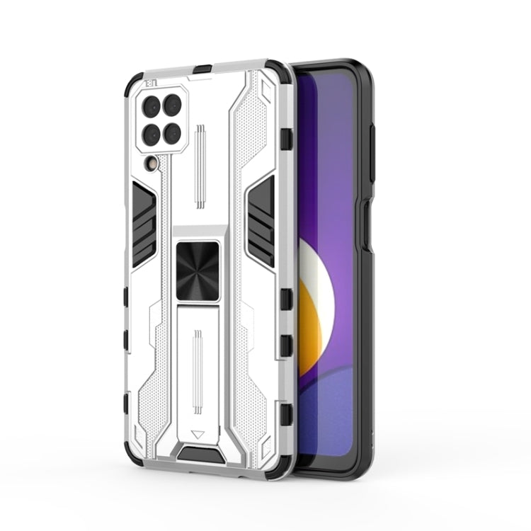 For Samsung Galaxy M12 Supersonic PC + TPU Shock-proof Protective Case with Holder