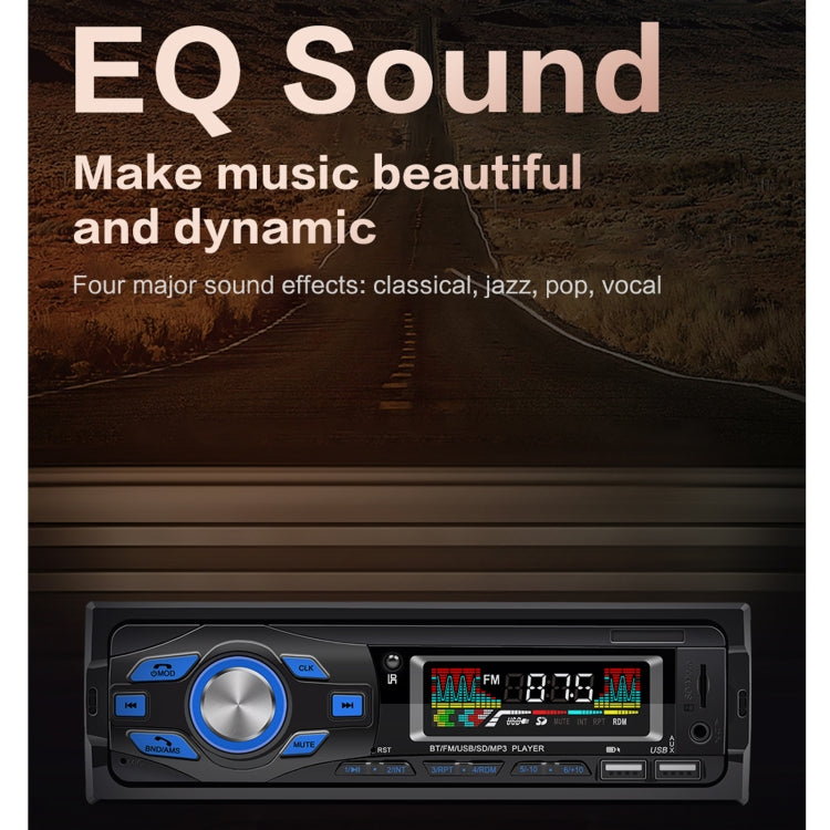 SWM-616 Car MP3 Audio Player, Support Bluetooth Hand-free Calling / FM / TF Card / USB / AUX / AI Voice Assistant