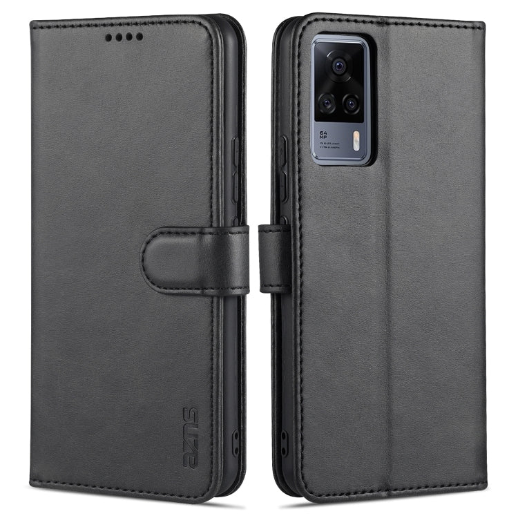 For vivo S9e AZNS Skin Feel Calf Texture Horizontal Flip Leather Case with Card Slots & Holder & Wallet
