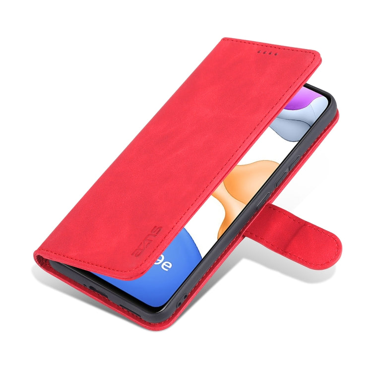 For vivo S9e AZNS Skin Feel Calf Texture Horizontal Flip Leather Case with Card Slots & Holder & Wallet