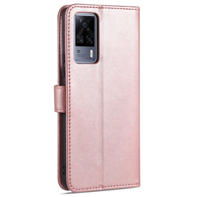 For vivo S9e AZNS Skin Feel Calf Texture Horizontal Flip Leather Case with Card Slots & Holder & Wallet