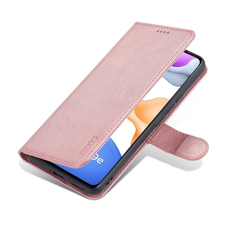 For vivo S9e AZNS Skin Feel Calf Texture Horizontal Flip Leather Case with Card Slots & Holder & Wallet