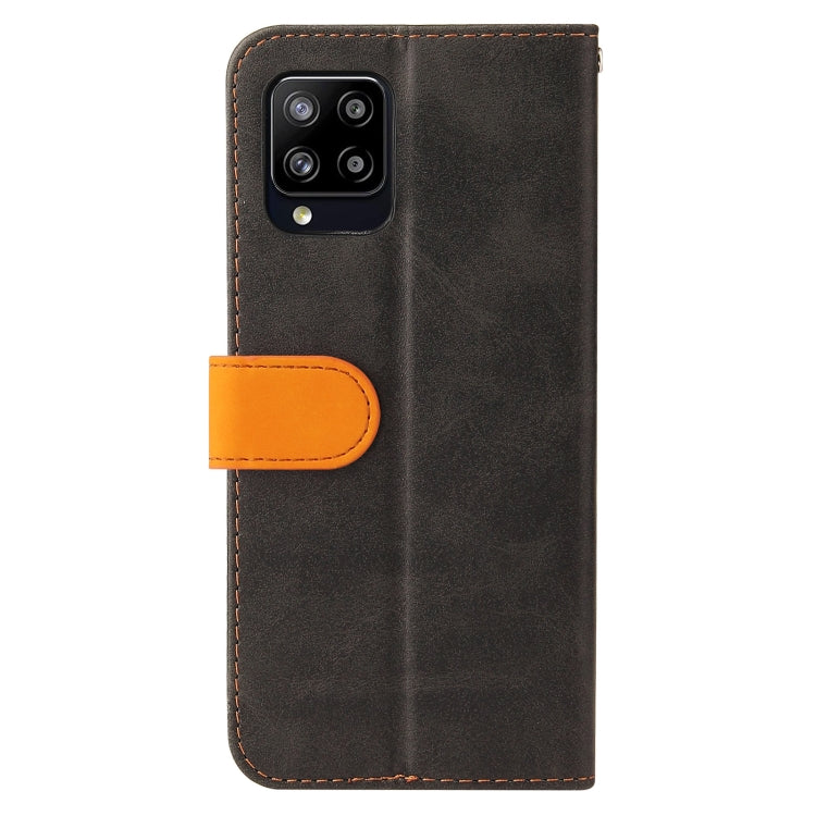 For Samsung Galaxy A42 5G Business Stitching-Color Horizontal Flip PU Leather Case with Holder & Card Slots & Photo Frame
