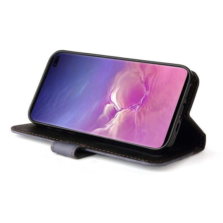 For Samsung Galaxy S10e Business Stitching-Color Horizontal Flip PU Leather Case with Holder & Card Slots & Photo Frame