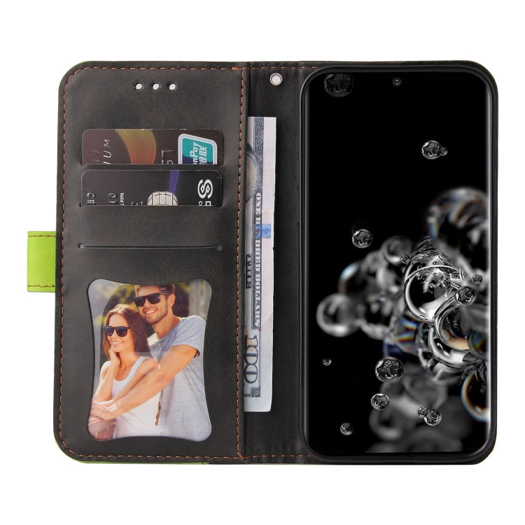 For Samsung Galaxy S20 Ultra Business Stitching-Color Horizontal Flip PU Leather Case with Holder & Card Slots & Photo Frame