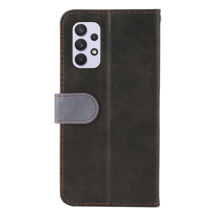 For Samsung Galaxy A32 4G Business Stitching-Color Horizontal Flip PU Leather Case with Holder & Card Slots & Photo Frame